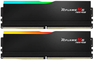Оперативна пам'ять G.Skill Ripjaws M5 Neo RGB Dual-Kit 64GB DDR5-6000 Intel XMP Black (F5-6000J2836G32GX2-RM5RK)