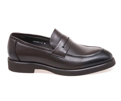 Лофери чоловічі Arees Meniwa AM80688N-1-19/BROWN LEATHER 42 Шоколадний