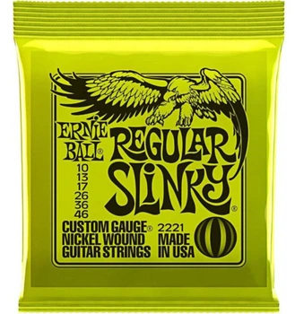 Струни для электрогитары Ernie Ball 2221 Regular Slinky Nickel Wound 10/46