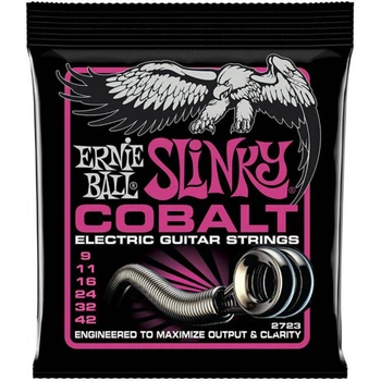 Струни для электрогитары Ernie Ball 2723 Cobalt Slinky 9/42