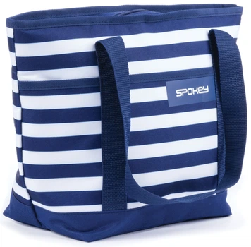Термосумка Spokey ACAPULCO 839586 пляжна пікнікова 12 Л Синьо-біла (5901180395861)
