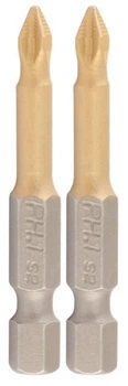 Насадка отверточная Granite PH1 50 мм ¼" S2/TITAN набор 2 шт 10-01-510