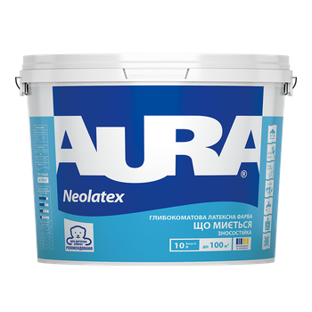 Износостойкая интерьерная краска Aura Neolatex 10л