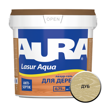 Лазур AURA Lasur Aqua акрилова дуб 0,75л
