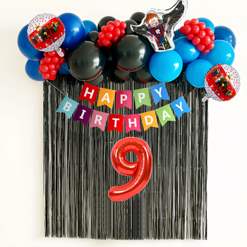 Фотозона Із Кульок Роблокс Happy Birthday (46 кульок)