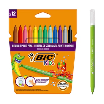 Набор фломастеров Bic "Kids Coleour" 12 цветов картонная упаковка (bc975110)