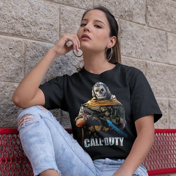 Футболка Call Of Duty (Modern Warfare Ghost) XS чорний