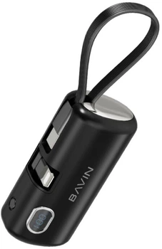 УМБ Bavin Mini PC1092S 5000 mAh 22.5W PD/PIQ Black (Y-PC1092S-BK)