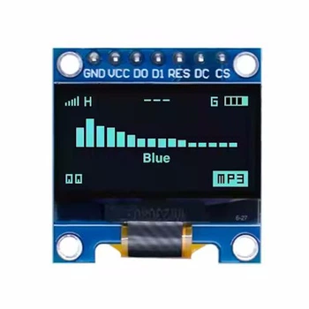 Дисплей OLED 0.96 интерфейс SPI голубой