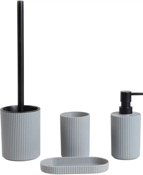 Zestaw akcesoriów łazienkowych Homla Essentials Agua Szary (238704)