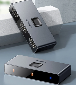 Адаптер Baseus 4K HD Switch HDMI разветвитель двунаправленный/ свич сплиттер HDMI коммутатор 4K