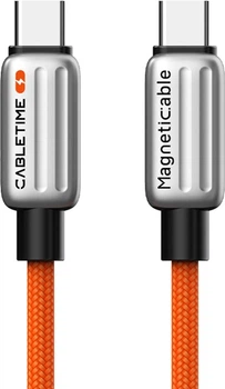 Кабель CableTime USB Type-C(M) - Type-C(M) PD240W, 2 м, магнитный (CU06L) (CA915729)