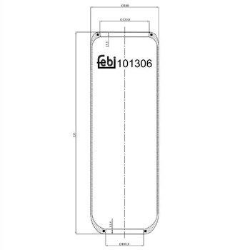 Пневмоподушка Febi Bilstein (101306)