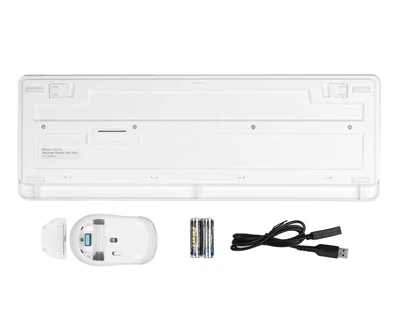 Комплект клавіатура + миша A4Tech FG1012 бездротовий, 2,4 ГГц, Plug and Play, до 12 міс, 8 жестів(DL_BD1D4948939D)