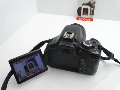 Canon EOS 600D 18-55 kit, 18 МП, RAW, Full HD, SD 16Gb (б/у)