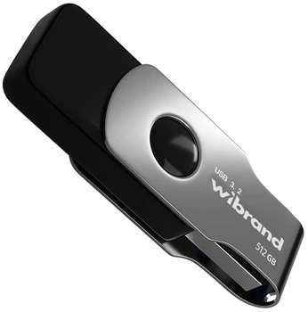 USB флешка Wibrand 512GB Lizard Black USB 3.2 (WI3.2/LI512P9B)