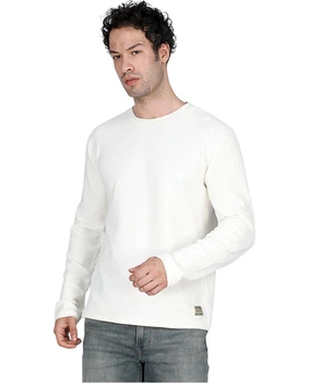 Футболка-лонгслив плотная с рельефом мужская Lee Cooper 251LCM241019.1301 XL белая (8682272568215)