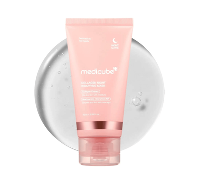 Нічна колагенова маска для обличчя Medicube ( Медікуб )Collagen Night Wrapping Mask – зволоження та пружність, 75 мл