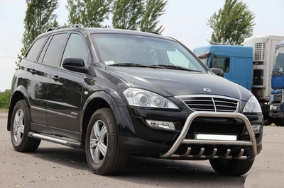 Кенгурятник WT003 (нержавейка) для SsangYong Action 2005-2018 гг