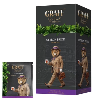 Чай черный Graff Ceylon Pride 20 шт. х 2 г байховый