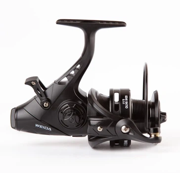 Катушка карповая Weida BJ6000 7+1bb; 5.1:1 с бейтраннером конусная шпуля