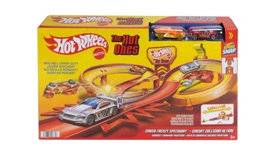 Трек Хот Вілс Божевілля на Автостраді та 2 Машинки 1:64 Hot Wheels Action Hot Ones Freeway Frenzy Mattel JFD11