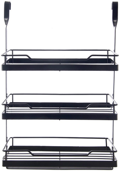 Półka ścienna Orion 151924 kuchenna metalowa zawieszana na relingu 32 x 11 x 46 cm (8592381207359)