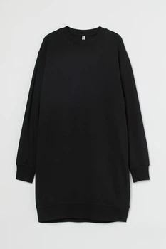 Свитшот-платье H&M 979874001c49 S черный (100002858)