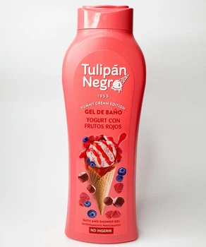 Гель для душа "Ягодный йогурт" Tulipan Negro 650мл