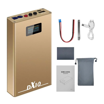 Сварочный аппарат DX10 pro version для аккумуляторов точечная сварка мобильный аппарат 1200A портативный сварщик (IS-OP_22-G)