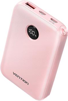Powerbank Vention FKAP0-C 10000MAH 22.5W Pink (FKAP0-C)