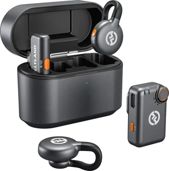 Mikrofon Hollyland Lark M2S Mini Combo Wireless Lavalier Space Gray (6976068117544)