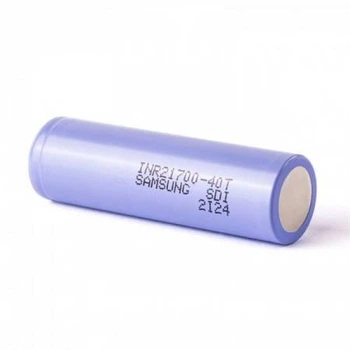 Аккумулятор 21700 Samsung INR21700-40T 4000mah высокотоковый для электроинструментов и сигарет (VIL-O_33P)