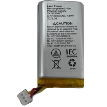 Аккумулятор литий-ионный 3,7V 2000mAh 3-pin для Ajax Hub 2 Plus Rex 2 источник питания запасной батарея (TOR-JUG_22B)