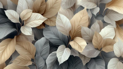 Дизайнерские виниловые фотообои на флизелиновой основе Plants