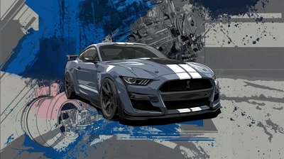 Дизайнерские виниловые фотообои на флизелиновой основе Sports car