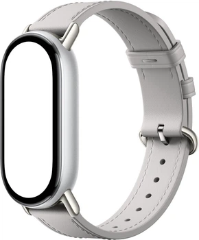 Ремінець Xiaomi Leather Strap для Smart Band 8/9/10 Elephant Gray (BHR07YLGL)