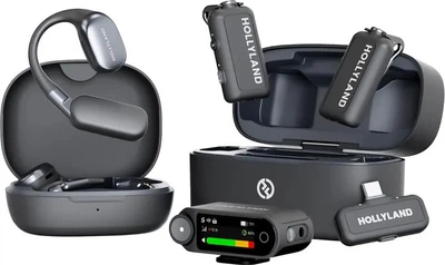 Mikrofon Hollyland Lark MAX 2 Ultimate Combo OWS Monitor + Camera RX + USB-C RX (6976068118695)