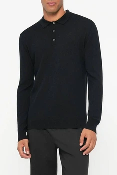 Кофта c воротником Karl Lagerfeld S черный 655007-554399