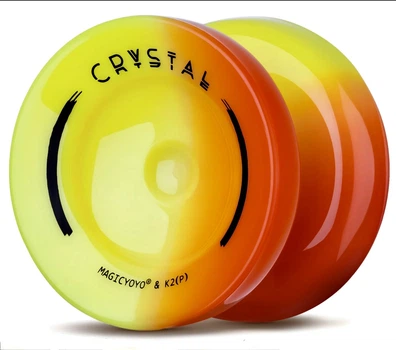 Йо-йо K2 CRYSTAL Solid Fade Edition Красно-Желтый