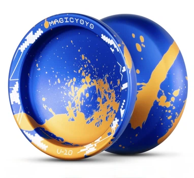 Професійне йойо Magicyoyo V10 Синьо-Золотий Splash