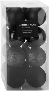 Набір ялинкових кульок Home & Styling Collection 839560 ударостійкі 8 см 16 шт (8721037703321)