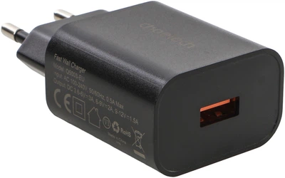 Сетевое зарядное устройство Choetech USB-A, QC 3.0 18 Вт (Q5003-EU-BK)