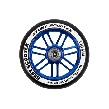 Колесо на трюковой самокат Best Scooter (металл) 110 мм, синее