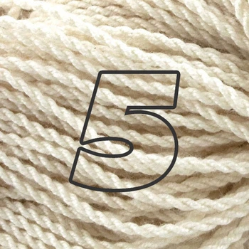 Веревки для йо-йо 50/50 POWERSTRING (хлопок-полиэстер), Белый, 5 шт