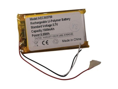 Аккумулятор Батарея для SteelSeries Arctis 1, 3, 7 AEC503759 1500mah 5.55Wh