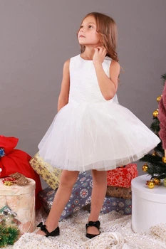 Плаття святкове JULA KIDS 128 Молочний 181006Б1