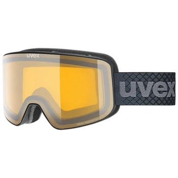 Горнолыжная Маска для подростков UVEX pyrit LG Black Matt DL/Уellow (S1)