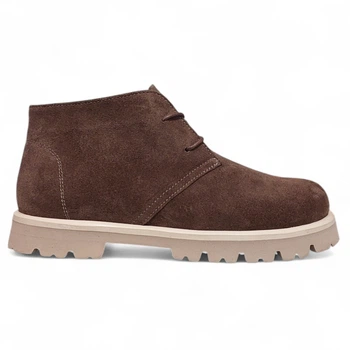 Зимние ботинки Casual marron (4056_38) коричневая замша