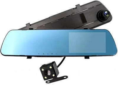 Зеркало с видеорегистратором L1063 4.3" (2 камеры) Full HD HDSYR_1299